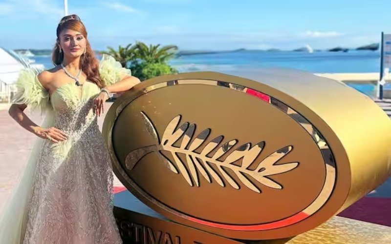 Cannes Film Festival 2025 — Arushi Nishank Promotes Eco-Friendly Fashion On The Red Carpet