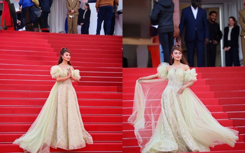 उत्तराखंड के पूर्व CM की बेटी का Cannes 2025 डेब्यू, वेस्ट फैब्रिक से बना गाउन पहनकर मचाया धमाल